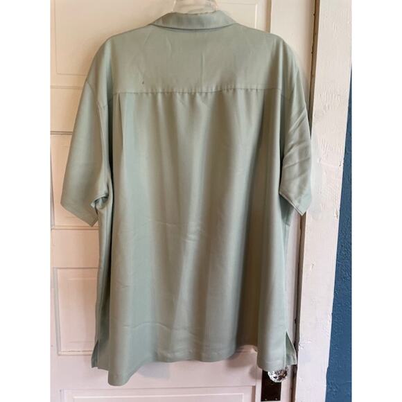 Weekender Luau Edition Men's Size 2XL Short Sleeve Shirt Sage Green - Picture 3 of 4